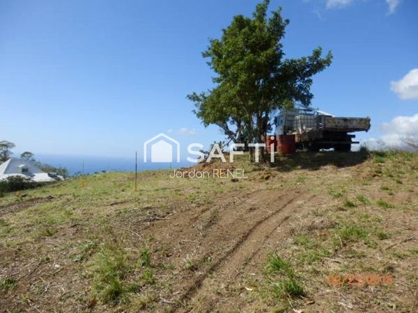 Terrain avec vue mer panoramique - Quartier Le Verrier