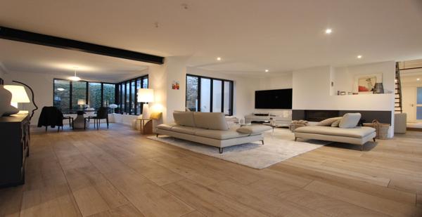 UNE SENSATIONNELLE CONTEMPORAINE D'ARCHITECTE, ENTRE QUIMPER & FOUESNANT. - L'agence Immobilier & Associés