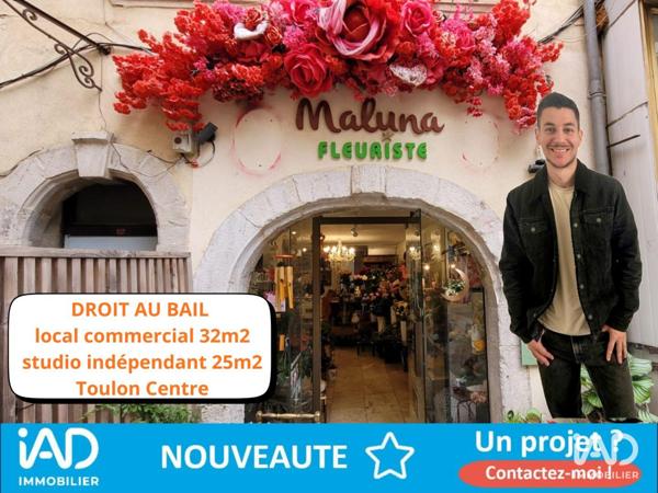 Boutique/Local commercial à vendre 32 m² Toulon