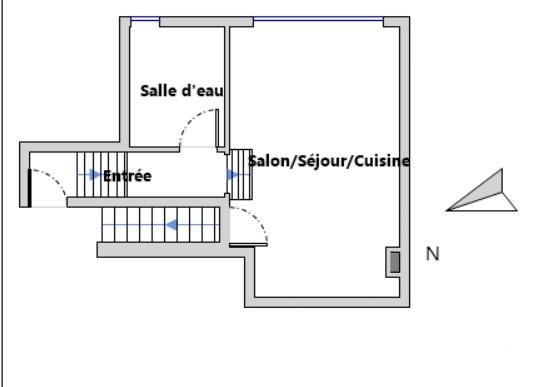 Appartement à vendre 4 pièces 41 m² Saint-Ouen-sur-Seine