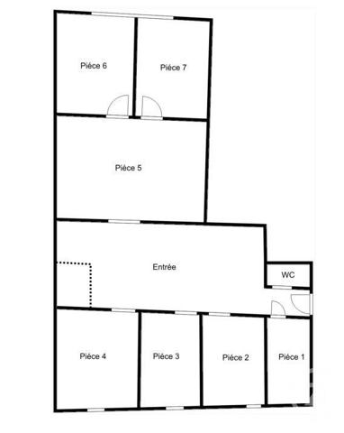 Appartement Local à vendre  6 pièces - 74 m2 PARIS - 75019