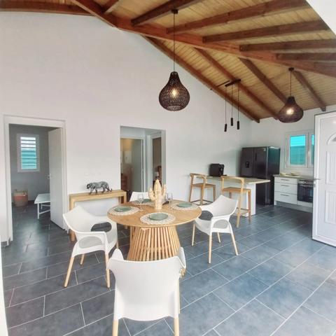 Maison neuve, 3 pièces plain pied, meublée à vendre à SAINTE ANNE (971), GUADELOUPE, piscine et clôturée