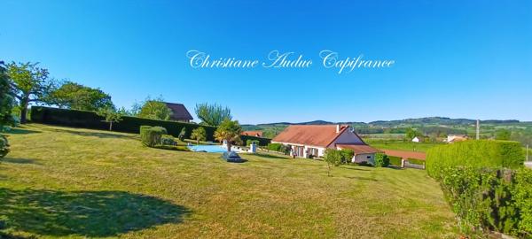 Entre Cluny et Charolles, VEROSVRES, maison de 2005 de 106 m², avec piscine, 3 chambres, sur terrain de 1870 m²