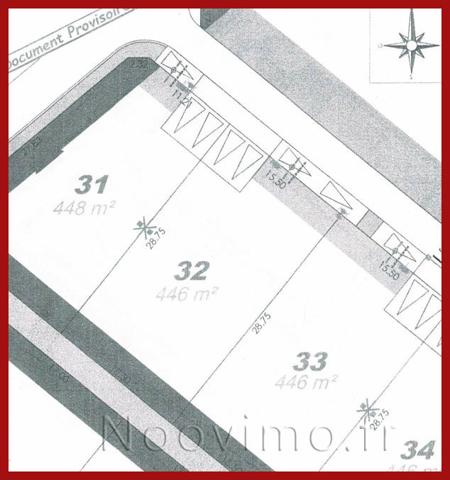 TERRAIN 446 M² CENTRE ST LYPHARD VIABILISE LIBRE DE CONSTRUCTEUR