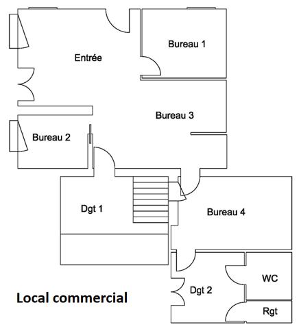 Immeuble 280 m² Le Mans