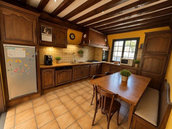 BIEVILLE BEUVILLE. Maison de 136 m² sur sous-sol.