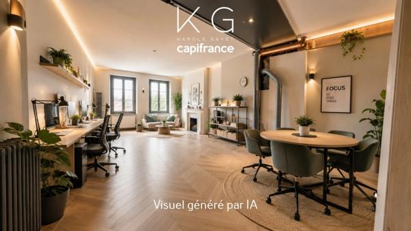 Proximité immédiate de Deauville, bureaux à louer 150 m² sur 2 étages pour professions libérales et activités tertiaires