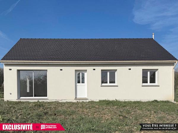 Exclusivité sur Breteuil - Maison neuve, 85 m2, 3 chambres, terrain de 1575 m2