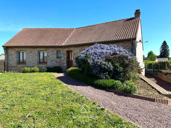 Charmant plain pied individuel sur sous sol complet
