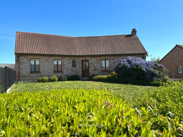 Charmant plain pied individuel sur sous sol complet