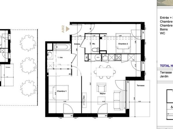 Location Appartement 3 pièces 62.46 m² - Audenge 33980