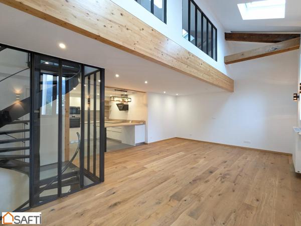 Appartement 4 pièces 95m² - Triplex type loft