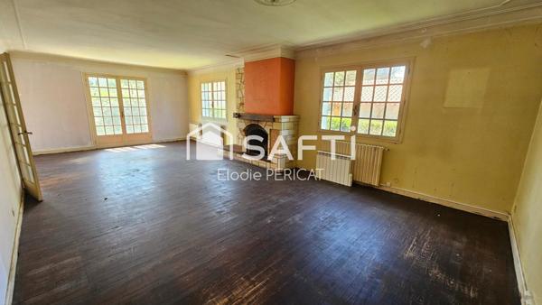 Maison spacieuse à rénover,vie plain pied possible