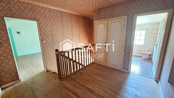 Maison spacieuse à rénover,vie plain pied possible