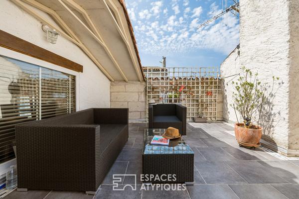 Maison de ville singulière au coeur de Saintes