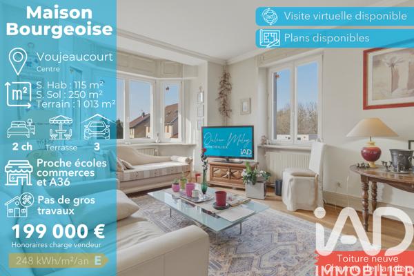 Maison à vendre 5 pièces 115 m² Voujeaucourt