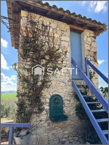 Maison pierre rénovée avec vue sur vallons gersois