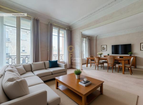 Grand appartement familial T4 de 140 M2 avec de vastes pièces.