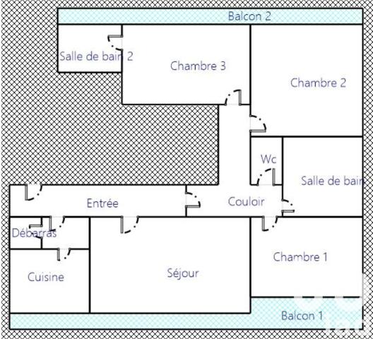Appartement à vendre 4 pièces 78 m² Saint-Denis