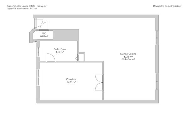 Appartement Paris 3 e - ENFANTS ROUGES / RUE CHARLOT