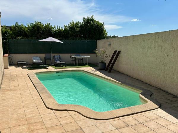 Maison plain pied à Pennautier avec Piscine et garage