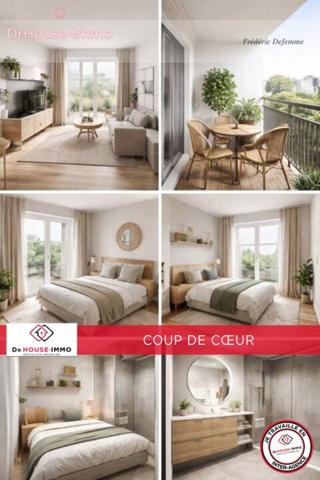 Appartement à vendre 3 pièces de 60 m²