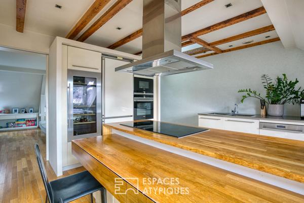 Duplex d’exception sous les toits avec vue Cathédrale