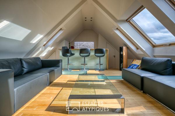 Duplex d’exception sous les toits avec vue Cathédrale