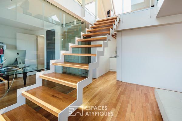 Duplex d’exception sous les toits avec vue Cathédrale