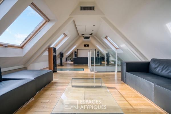 Duplex d’exception sous les toits avec vue Cathédrale