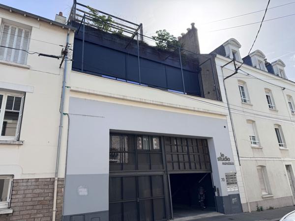 Bureaux à louer Nantes 350 m² avec terrasses et parking à vélos
