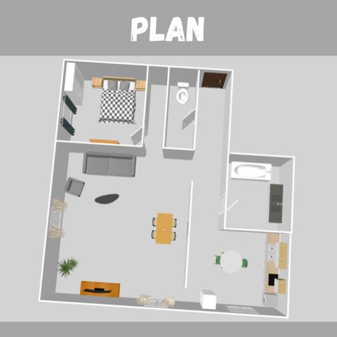 Appartement 2 pièces - 53 m²