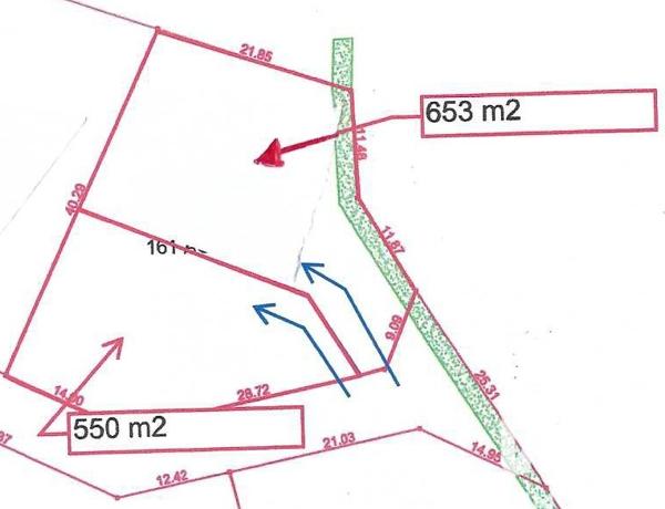Terrain à vendre 550 m² Pleuven