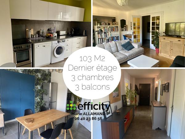 Appartement 5 pièces - 103 m² Exclusivité efficity