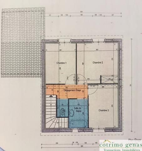 GENAS Maison de 82m² hab. Terrain 319m²