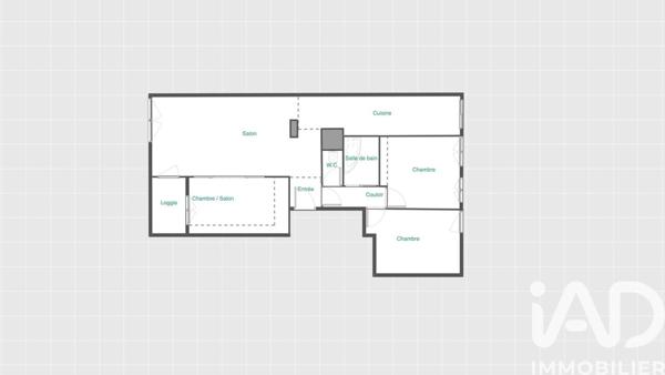 Appartement à vendre 4 pièces 73 m² Boulogne-Billancourt