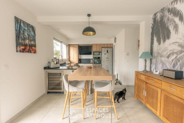 Villa contemporaine avec studio indépendant et piscine