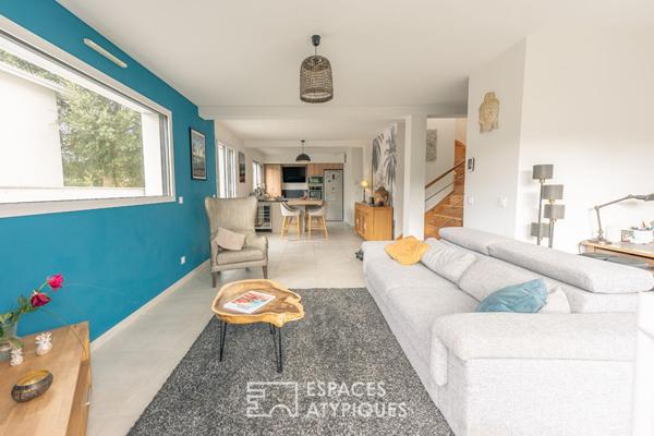 Villa contemporaine avec studio indépendant et piscine