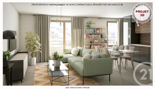 Appartement F3 à vendre  3 pièces - 95,51 m2 GRANVILLE - 50