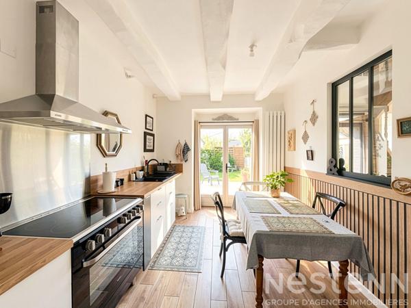 Maison rénovée de caractère, 4 chambres,107 m2 - Hennebont, secteur Haras.