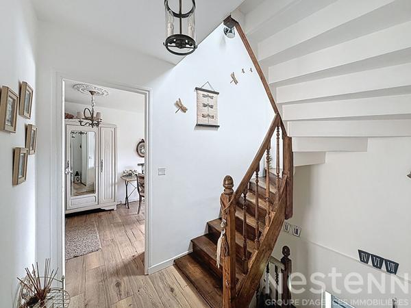 Maison rénovée de caractère, 4 chambres,107 m2 - Hennebont, secteur Haras.