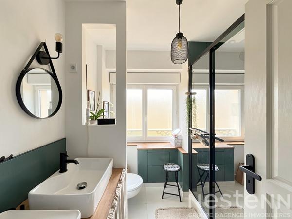 Maison rénovée de caractère, 4 chambres,107 m2 - Hennebont, secteur Haras.