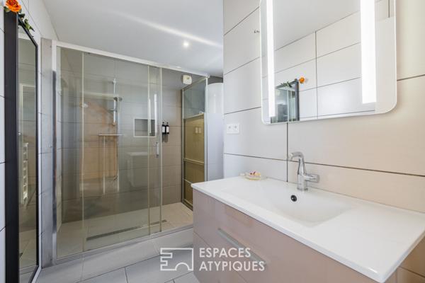 Propriété charentaise entourée de vignes et ses deux gîtes