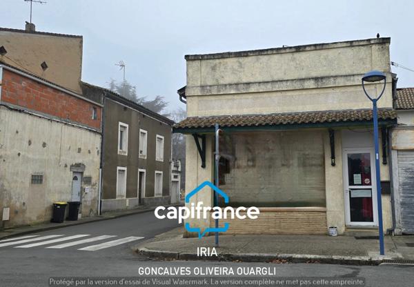 Immeuble à vendre TONNEINS (47) avec appartement et local commercial.