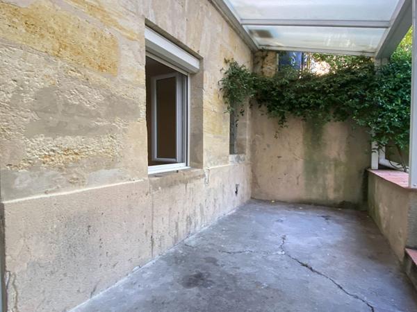 Appartement Bordeaux T1 bis 32 m2 avec terrasse et jardin