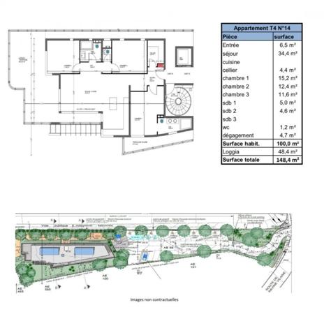 Appartement 4 pièces de 103 m² à Fort-de-France (97200)
