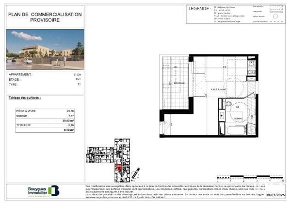 Studio à vendre 30 m² Castries