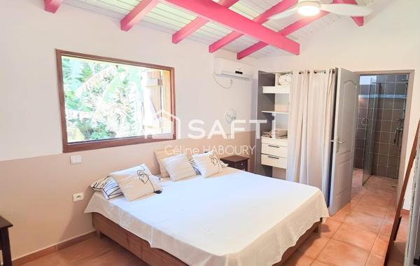 jolie villa en bois avec bungalow indépendant