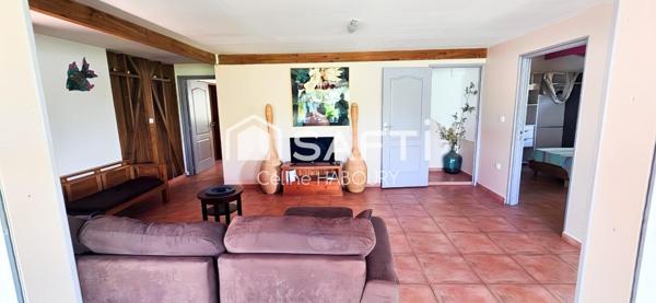 jolie villa en bois avec bungalow indépendant