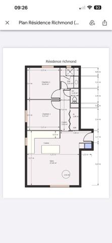 Appartement à vendre |  Tours |  3 pièces | 59 m²